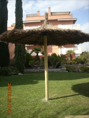 Sombrilla de 2,20m de brezo