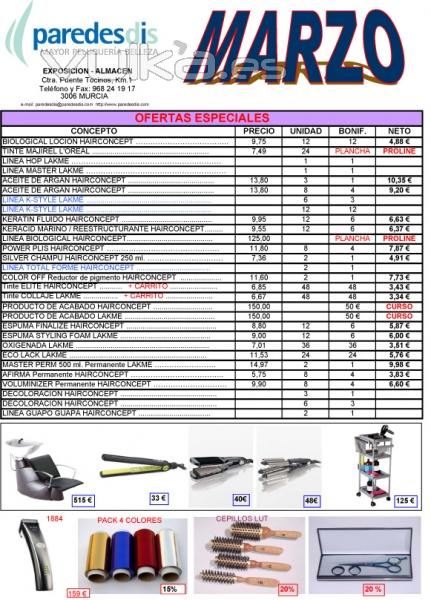 OFERTAS PELUQUERIA
