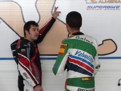 Monitor muestra trazada ideal circuito almeria