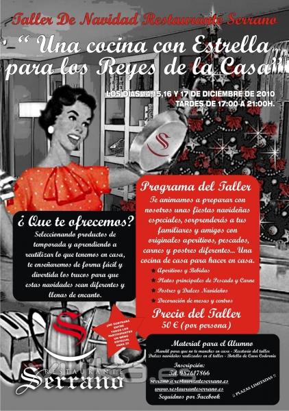 CARTEL ANUNCIADOR DE CURSOS DE COCINA