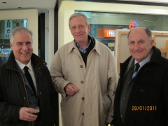 Diego cabezudo, jose antonio samaniego ycarlos roces, en la galeria van dyck
