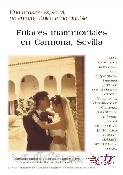 Organización de bodas en el destino Carmona (Sevilla)