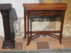 Consola teca