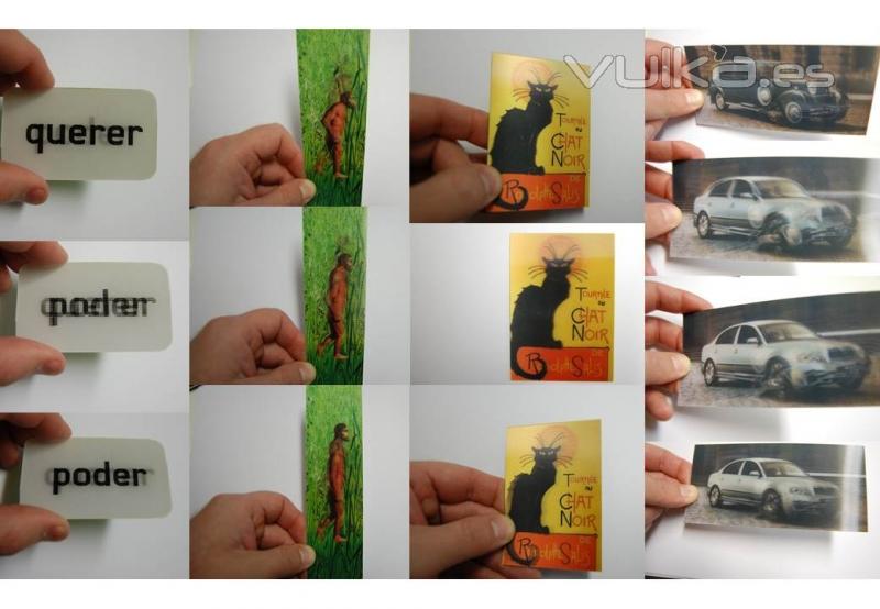 Productos Personalizados con Impresin Lenticular - Efecto 3D