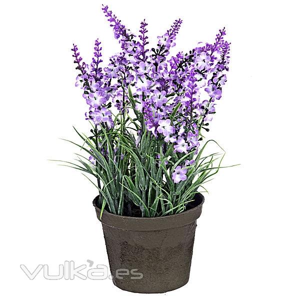 Planta artificial lavanda lila claro en lallimona.com