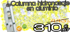 Columna de hidromasaje con un 30% de descuento