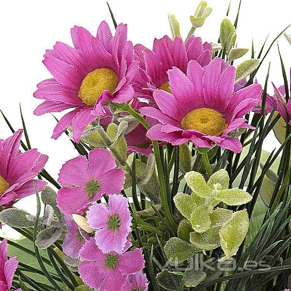 Bouquet de flores artificiales mini margaritas en lallimona.com detalle1