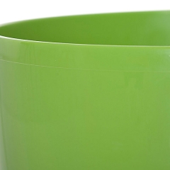 Maceta de plastico 14 verde en lallimona,com detalle1