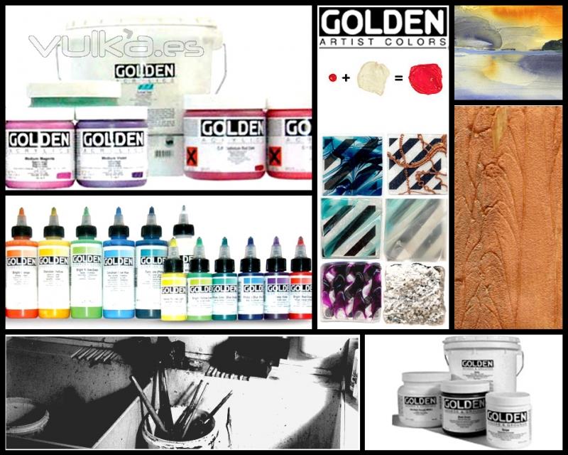 Golden Artist Colors, los productos acrlicos para artistas de mas alta gama del mercado, disponibles en Vicen ...