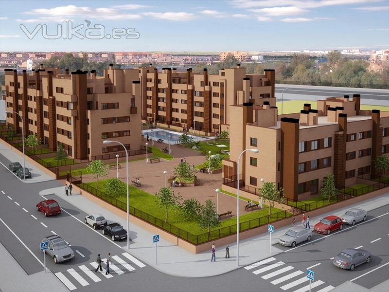 Proyecto de 106 viviendas para la Sociedad Cooperativa madrilea El Vivero. Numar arquitectos