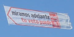 Publicidad Aérea PSOE