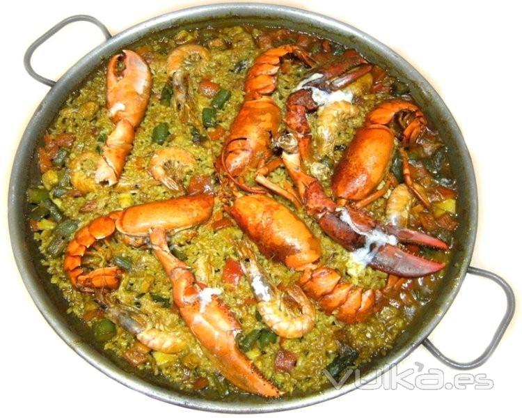 Paella de bogavante