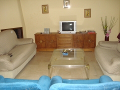 Salon de un chalet