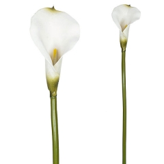 Flor artificial cala pequea blanca en lallimona.com detalle1