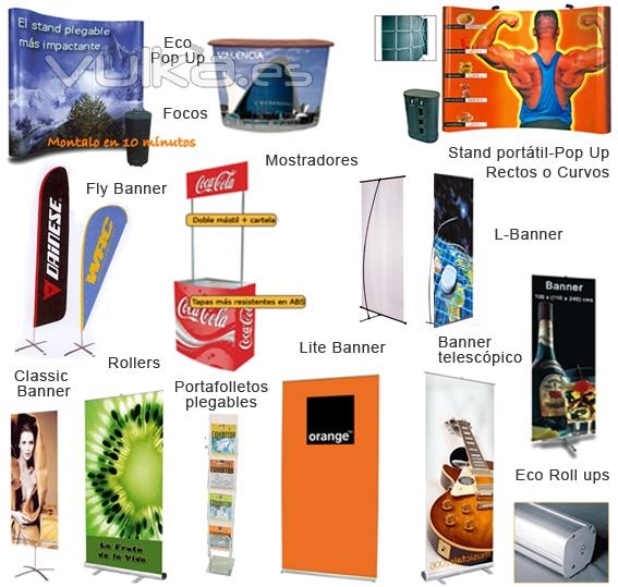 Displays, banners, PLV