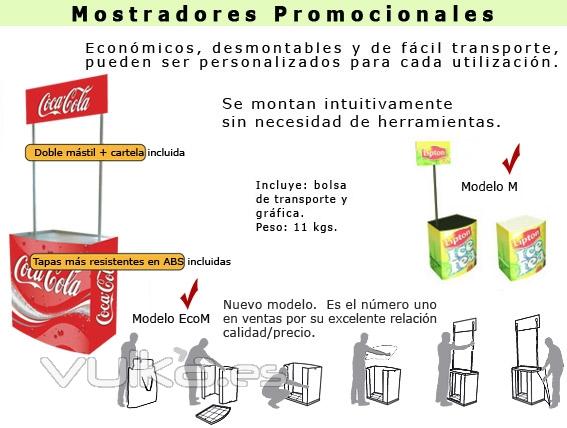 Mostrador promocional