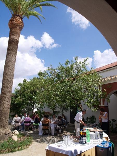 Almuerzo en la Hacienda.