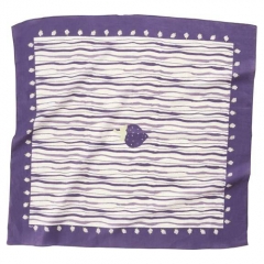 Bandana estampada, color morado, 100% algodon dimensiones: 50 x 50 cm ref szzban3