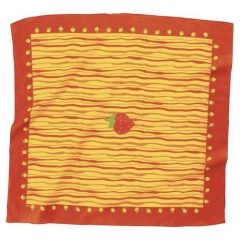 Bandana estampada, color naranja palido, 100% algodon dimensiones: 50 x 50 cm ref szzban4