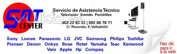 SAT Center Servicio Tecnico LG Samsung Sony Panasonic Loewe - Recondo 6 -983 226335 Valladolid