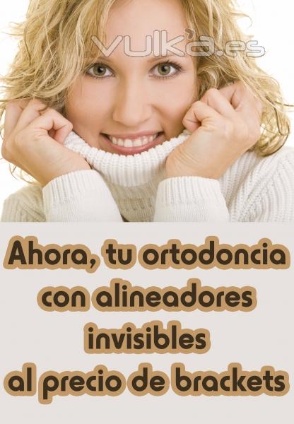 ¡Ortodoncia invisible a precio de brackets!