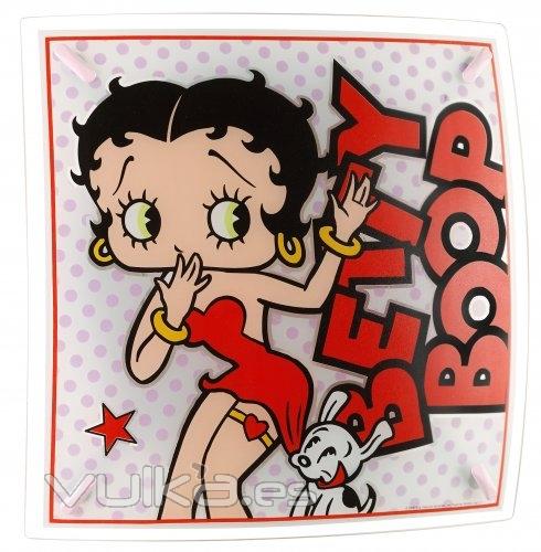 Plafon BETTY BOOP 44x44 cm instalacion led 24w 6500k