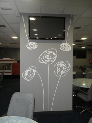 Decoracion interior bingo con vinilo zaragoza