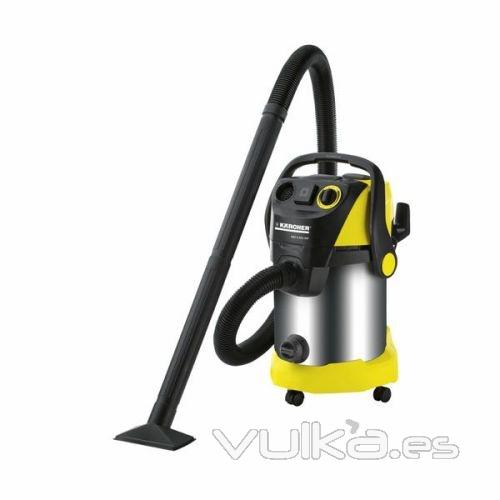 Aspirador en seco y hmedo WD5.600MP de Karcher en maquinarialimpiezalamarc.com