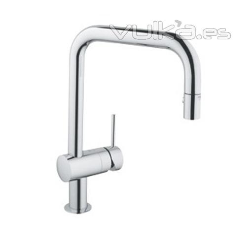 Monomando de Fregadera Grohe Minta Cromo en monomandos.net