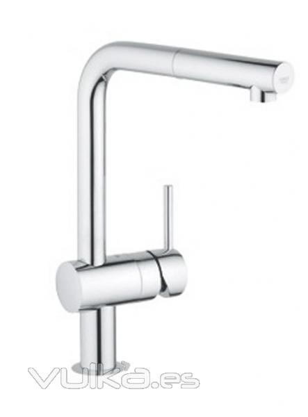 Monomando de Fregadera Grohe Minta Cromo en monomandos.net