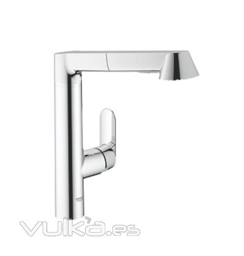 Monomando Fregadera K7 Teleducha Extraíble de Grohe en monomandos.net