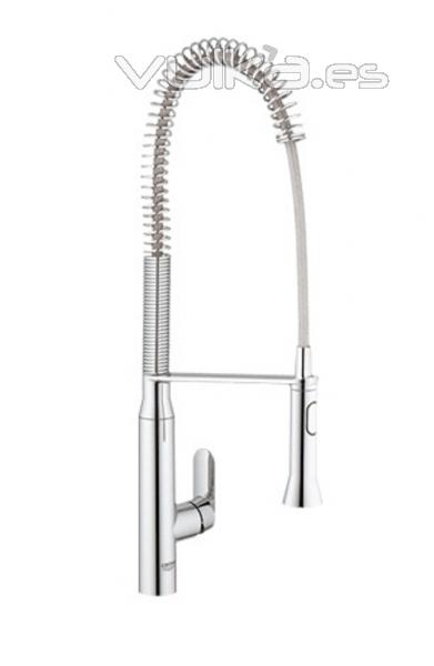 Monomando Fregadera Grohe K7 con Teleducha Extraíble en monomandos.net