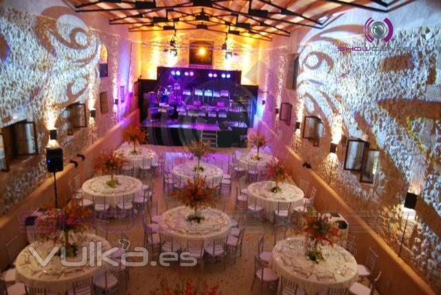 Iluminacin decorativa para evento 