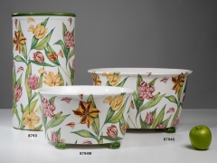 Paraguero y jardineras serie tulipa, ceramica san marco