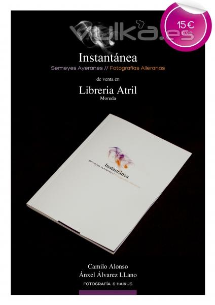 Cartel librería Atril: Instantánea . Semeyes Ayeranes