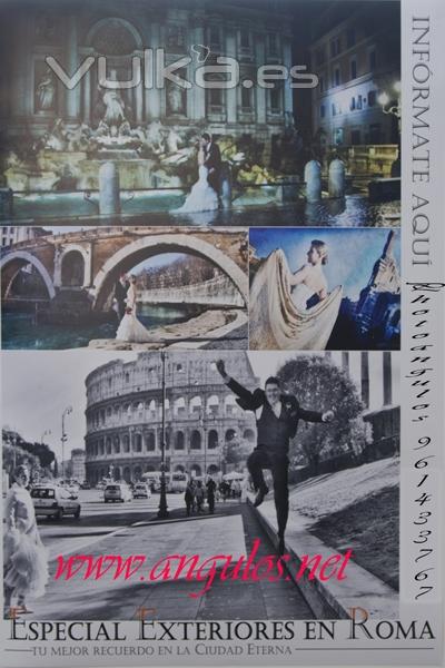 Si estas pensando  en tu boda,consulta nuestra oferta de fotos exteriores en la ciudad eterna(ROMA)