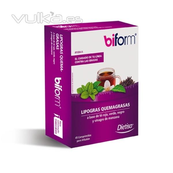 DIETISA - BIFORM LIPOGRAS QUEMAGRASAS - 45 comprimidos. - 10,50EUR