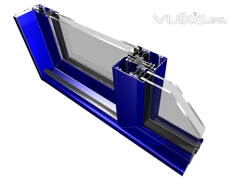 ALU-GOS-S corredera elevable con rotura de grandes cualidades tecnicas