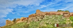 Alcazaba de almeria en acuarela foto digital venta: http://www.fotosiles.com