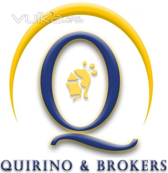 QUIRINO & BROKERS Corredura de seguros, logo 