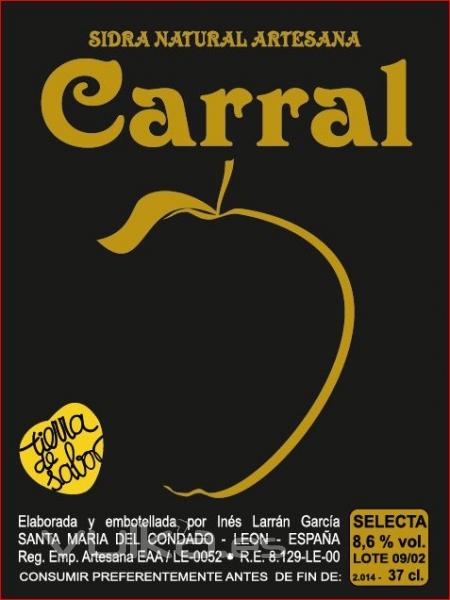 Nueva etiqueta de Sidra Carral