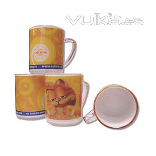 Taza mug decorada de plástico de 300cc. Categoría Merchandising. Ref. ZAZMK11