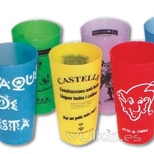 Vaso ecolgico serigrafiado. Categora Merchandising. Ref. ZAZMK19