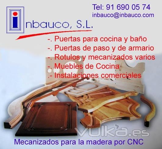 Mecanizados  en madera  por pantógrafo, cnc, control numérico, fresadora.Dise