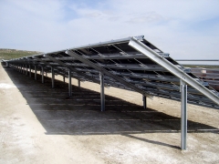 Estructura solar fotovoltaica hincada