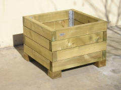 Jardinera de madera