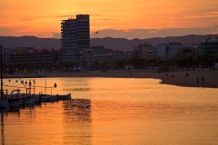 Atardecer en Palamos