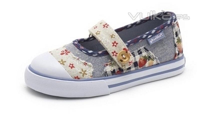 Zapatillas de lona nia patchwork Pablosky