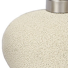 Pomez blanco dosificador de bano en lallimonacom detalle1