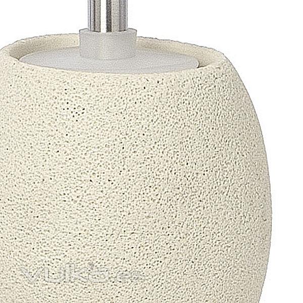 Pomez blanco escobillero de bao en lallimona.com detalle1